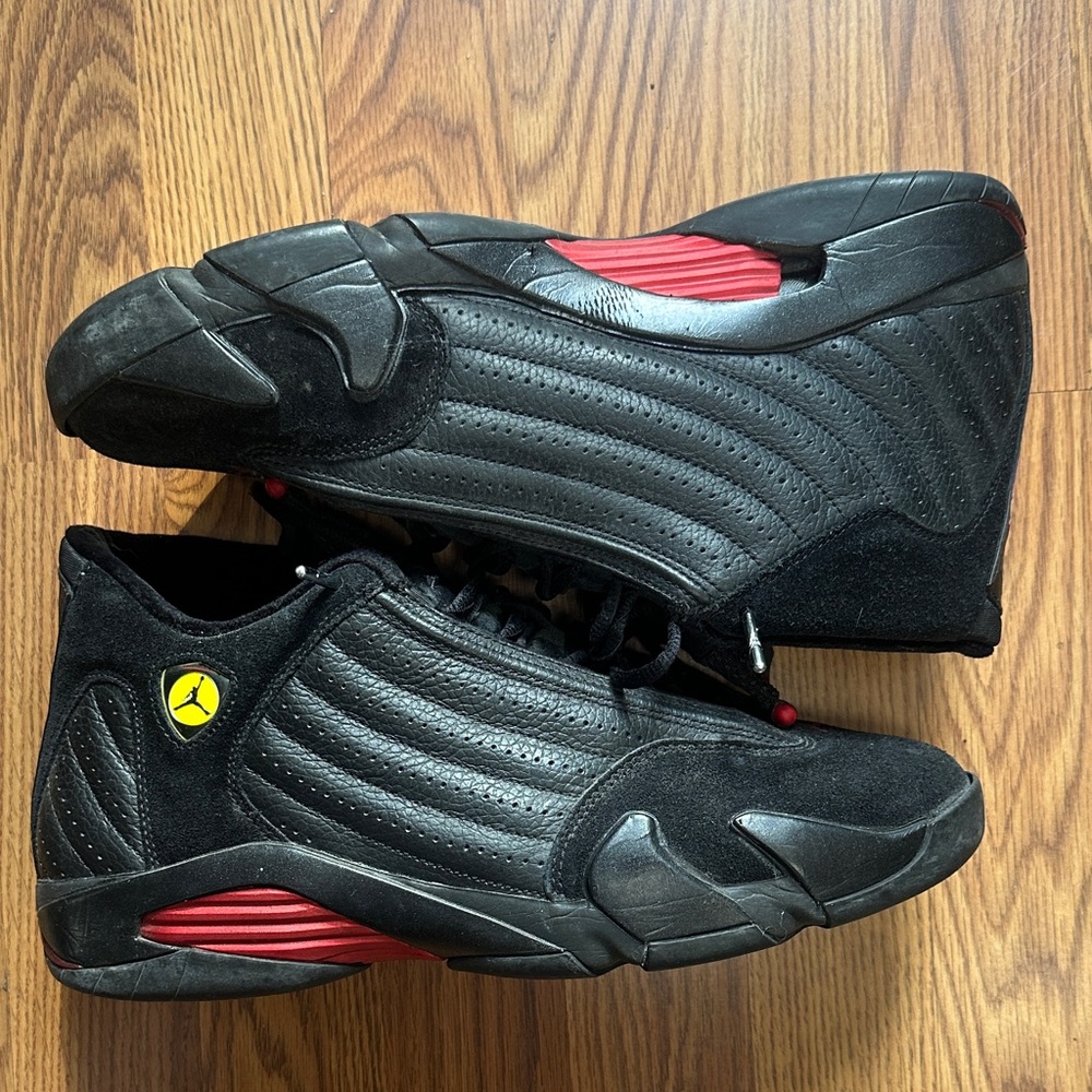 Jordan Black and Red Men's Sneakers